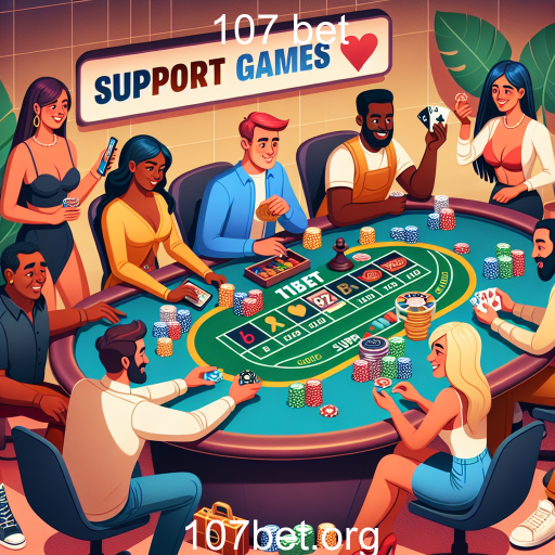 Explorando a Categoria de Jogos de Suporte no 107 Bet
